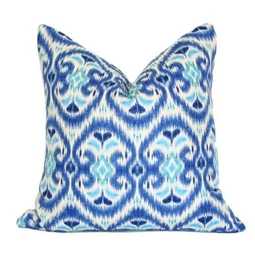 Blue and Turquoise Ikat (limited)