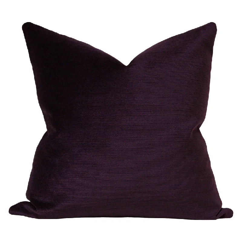 Eggplant Strie Velvet (Limited)