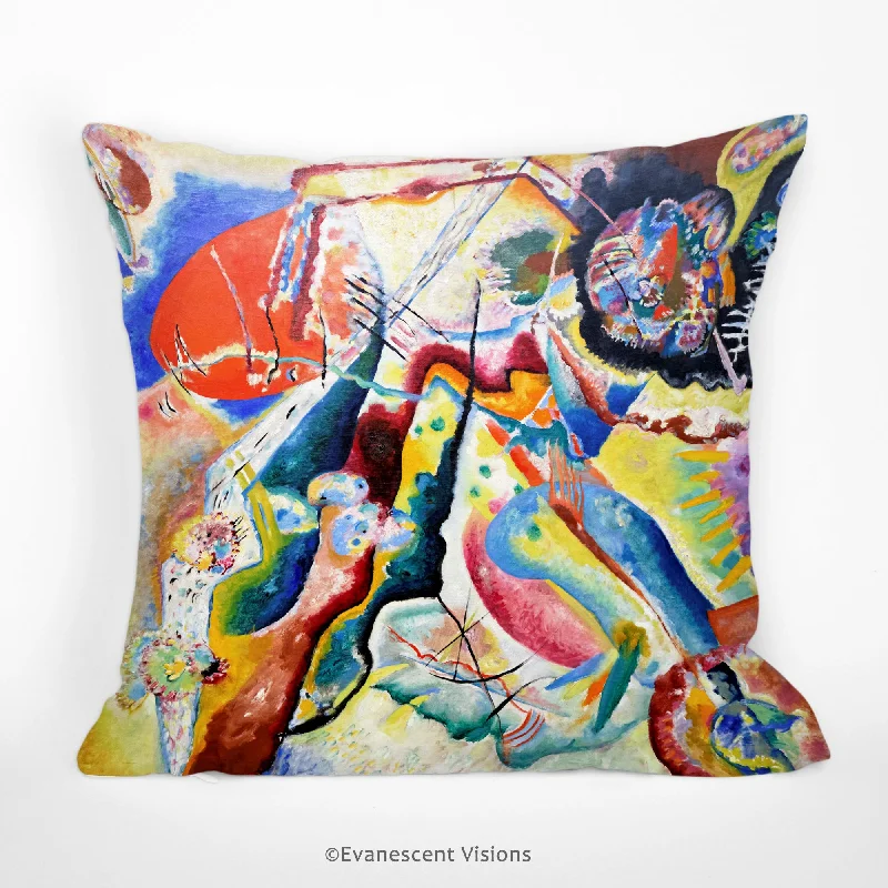 Kandinsky Rotem Fleck Abstract Decorative Cushion