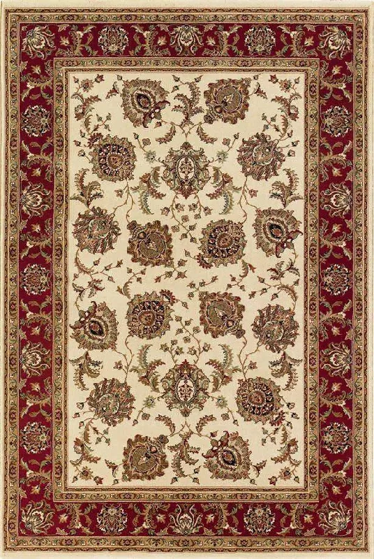 Ariana 117J Ivory/ Red Rug