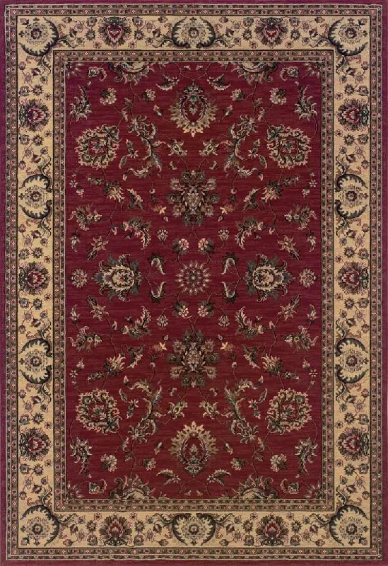 Ariana 311C Red/ Ivory Rug