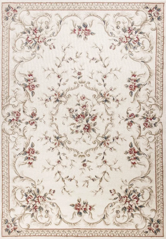 Avalon 5606 Ivory Aubusson Rug