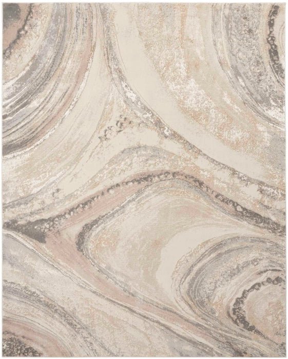 Brushstrokes BSK03 Cream/Grey Rug