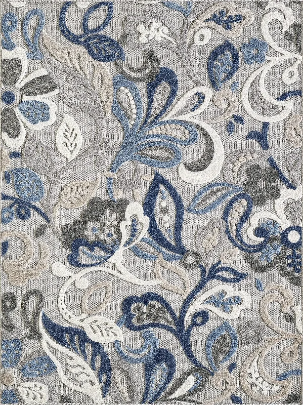 Calla 6922 Grey/Blue Leila Rug