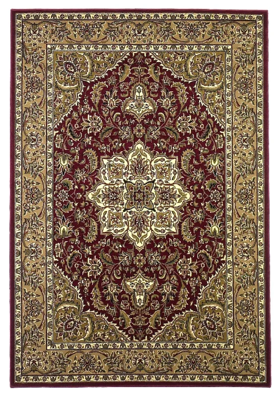 Cambridge 7326 Kashan Medallion Red/Beige Rug