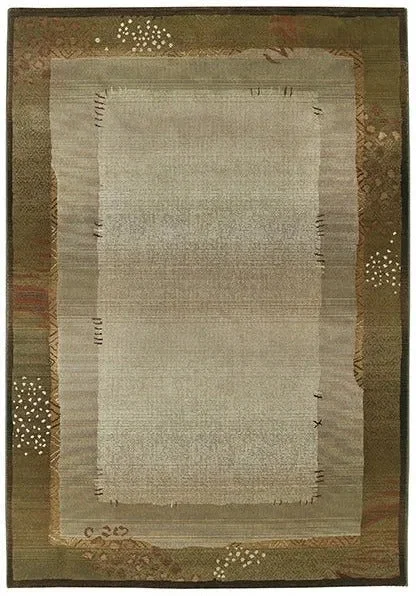 Generations 112G Green/ Beige Rug