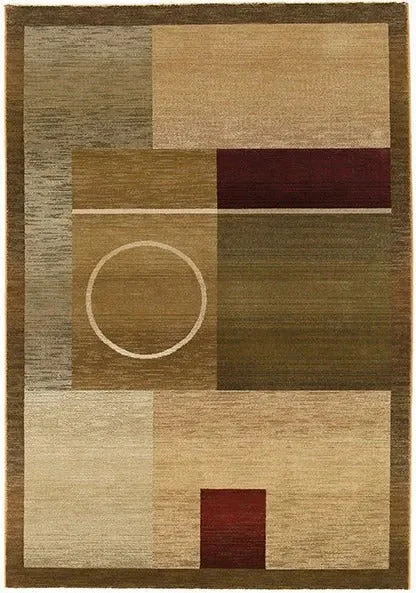 Generations 1987G Green/ Brown Rug