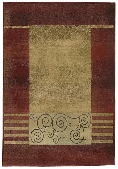 Generations 213R Red/ Beige Rug