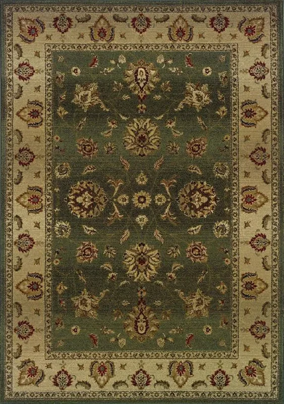 Genesis 34F Green/ Beige Rug