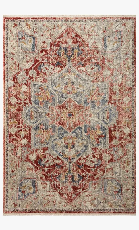 Janey By Magnolia Home JAY-01 Garnet/Multi Rug