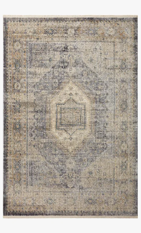 Janey By Magnolia Home JAY-02 Slate/Gold Rug