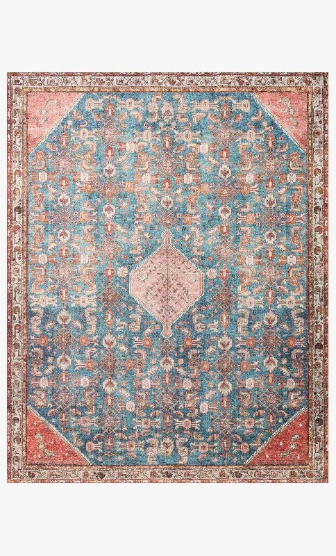 Layla LAY-10 Marine/Clay Rug