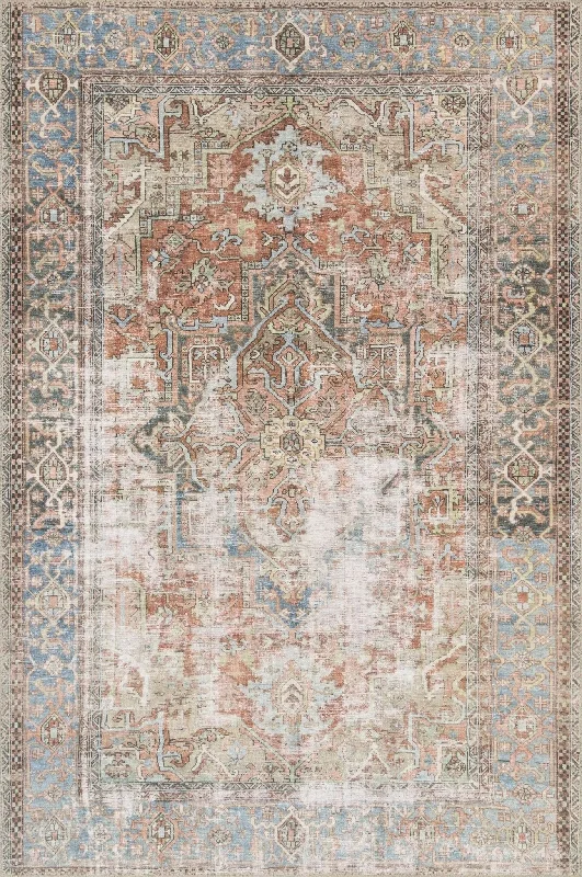 Loren LQ-15 Terracotta / Sky Rug