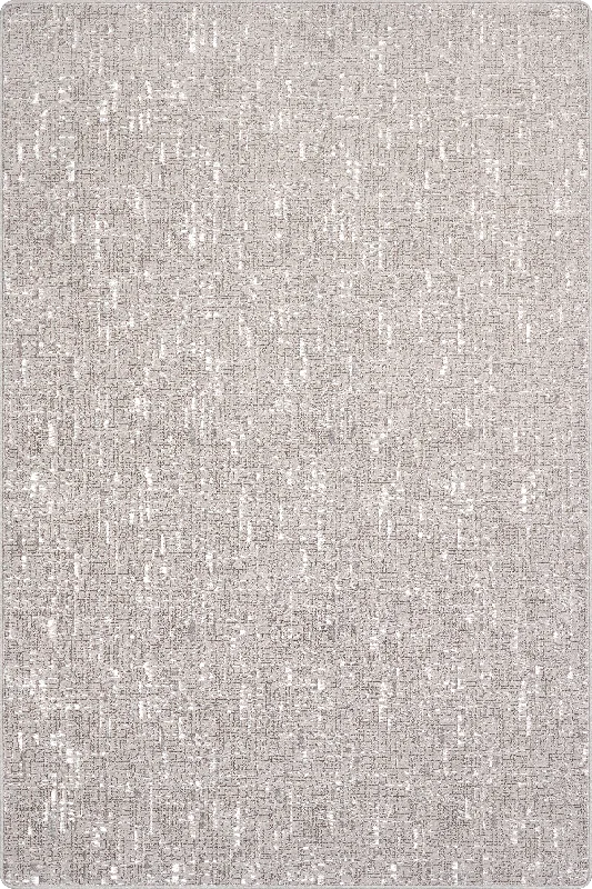 Phoebe Distressed Crosshatch Custom Rug | Grey