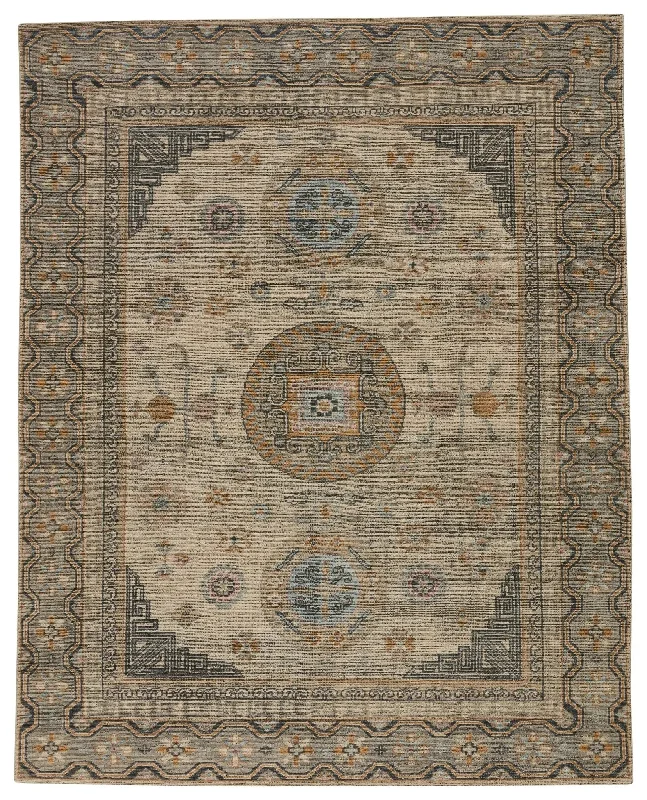 Rhapsody RHA05 Blue/Yellow Rug