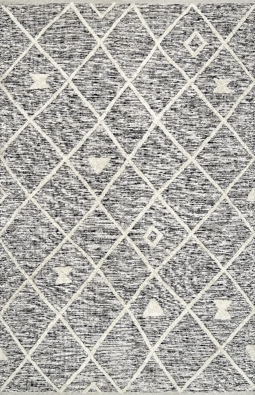 Risen Trellis Rug | Grey