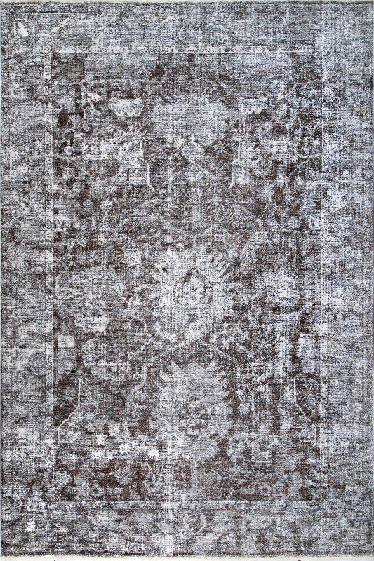 Shaded Herati Rug | Grey