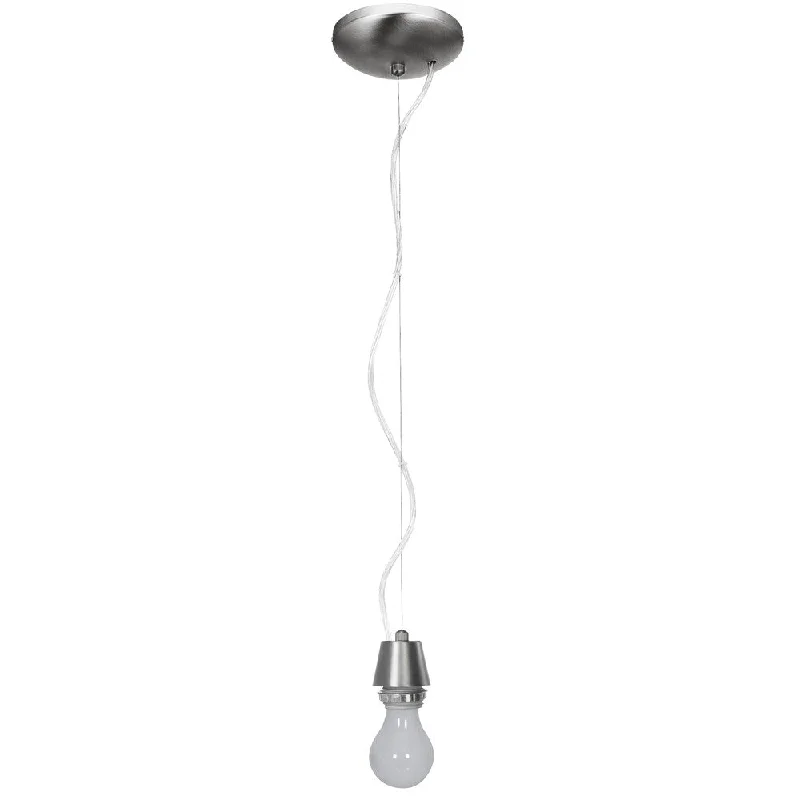 Access Lighting Ami 1-light Brushed Steel Pendant - Silver