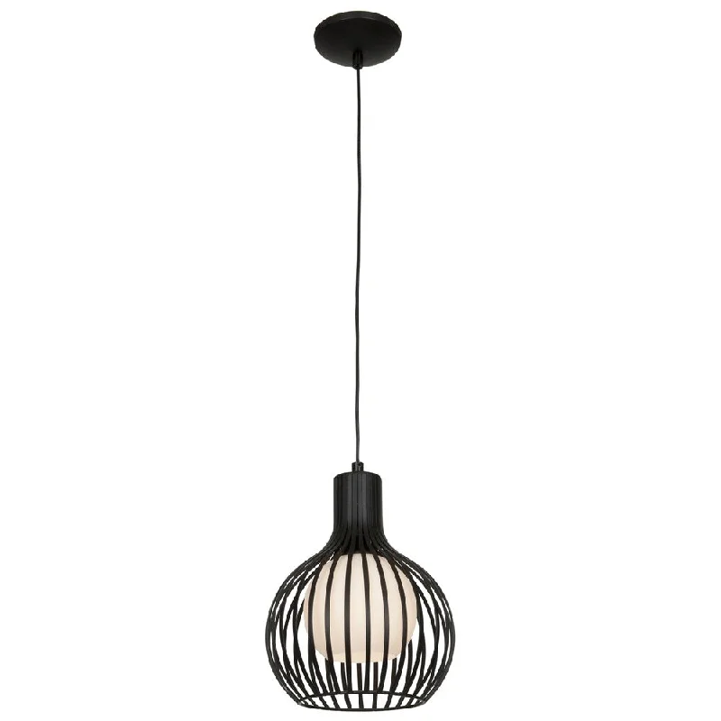 Access Lighting Chuki 1-light 15-inch Black Pendant