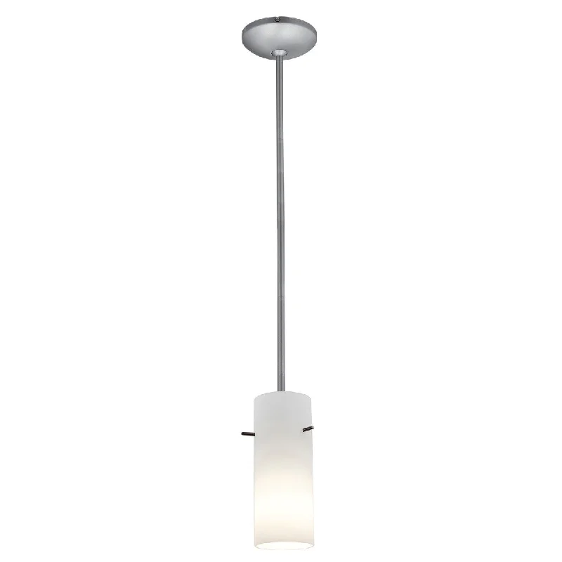 Access Lighting Cylinder Steel Integrated LED Rod Pendant