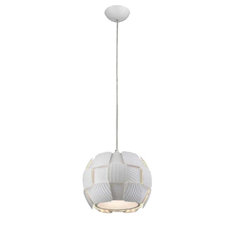 Access Lighting Layers 1-light 11-inch Pendant, White