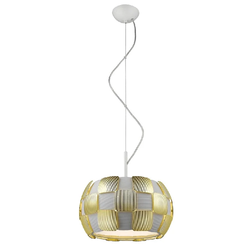 Access Lighting Layers LED 14-inch Pendant, Gold