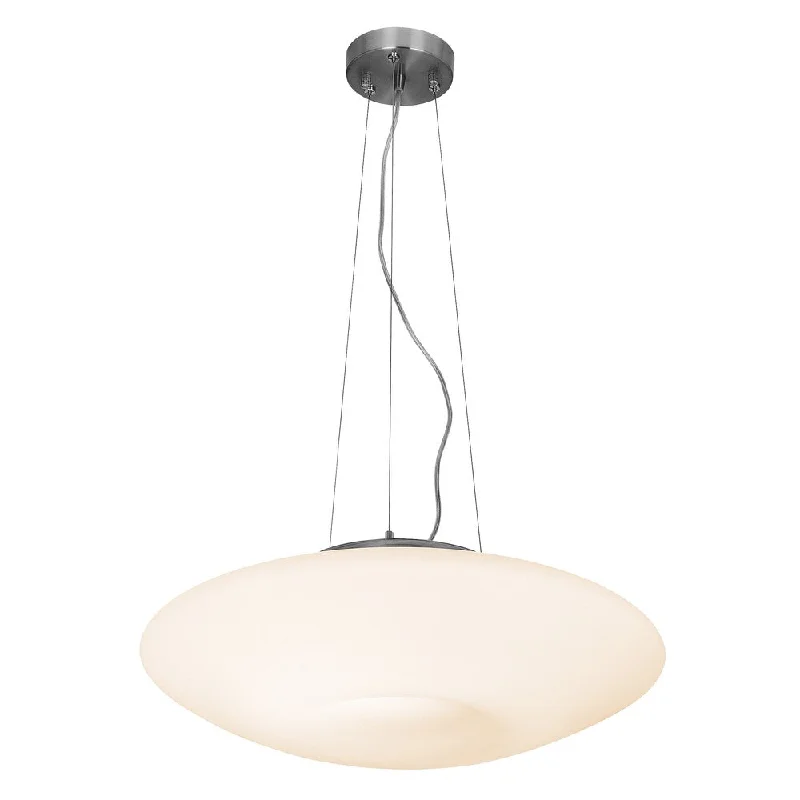 Access Lighting Nickel 3-light Pendant