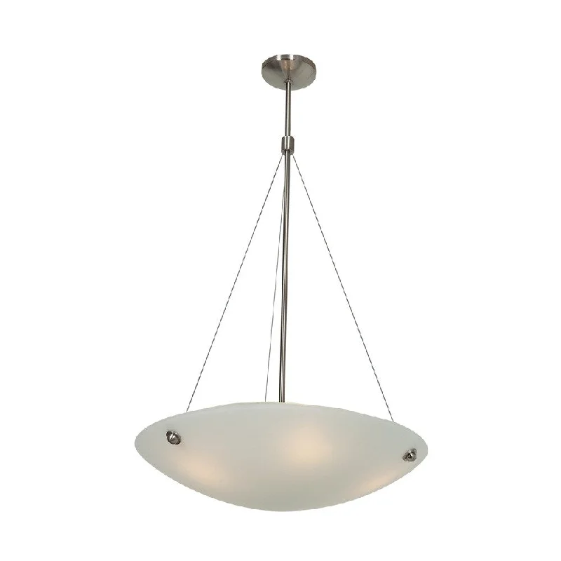 Access Lighting Noya 4-light Brushed Steel 24-inch Pendant