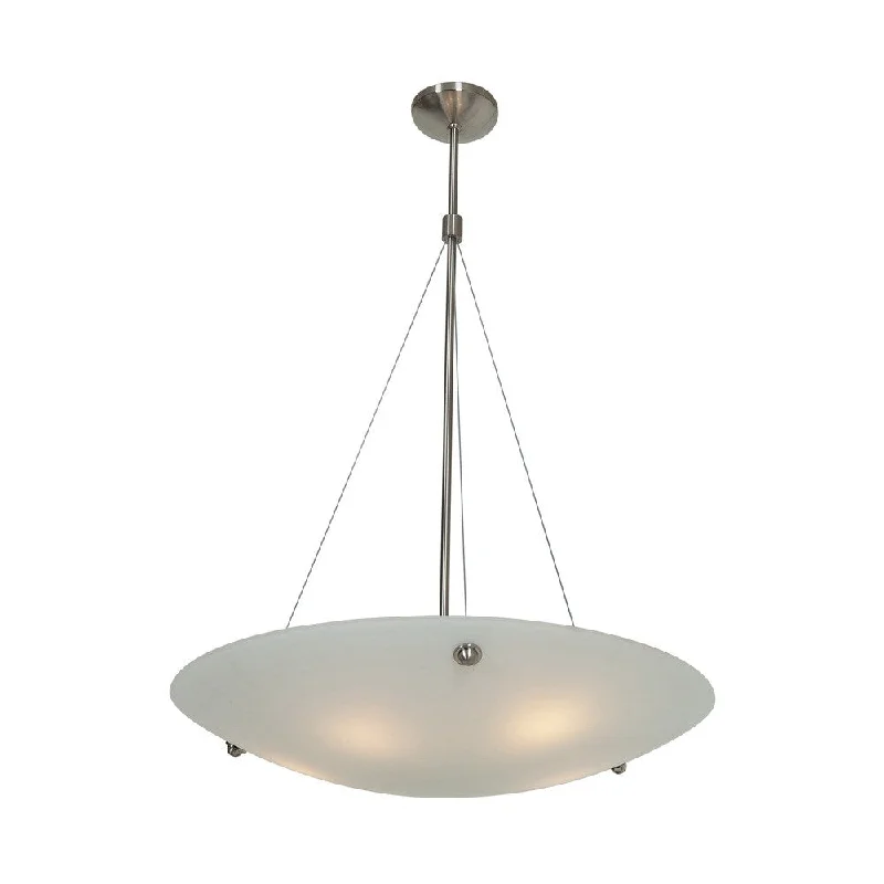 Access Lighting Noya 5-light Brushed Steel Pendant