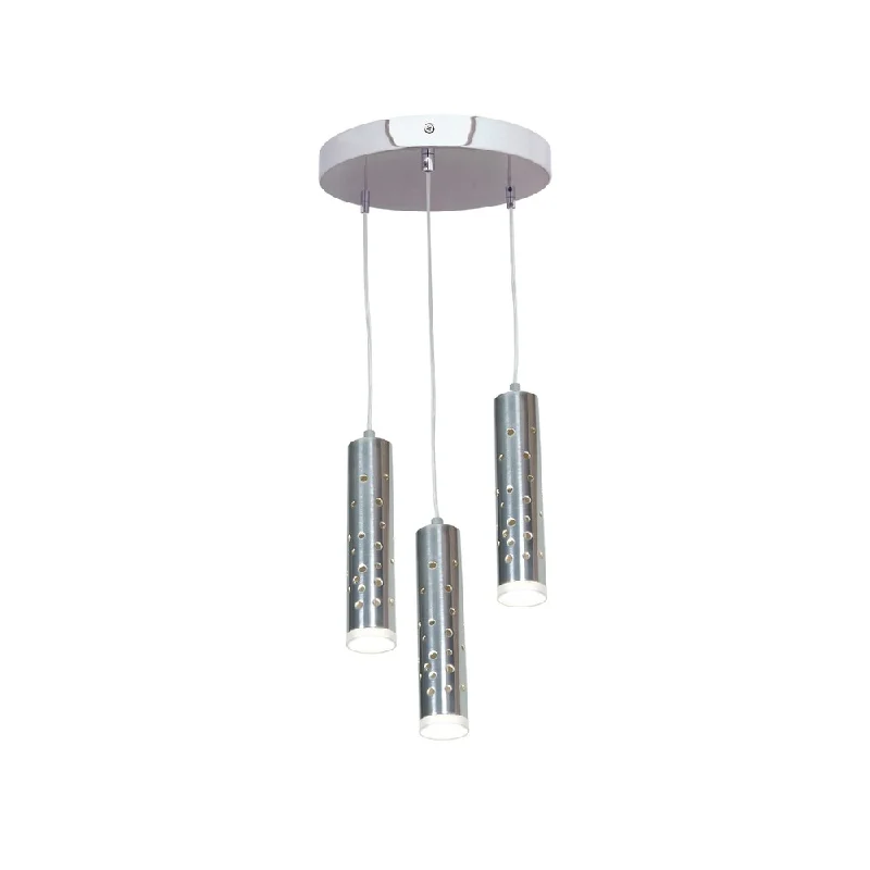 Access Lighting Rain 3-light Pendant - Silver