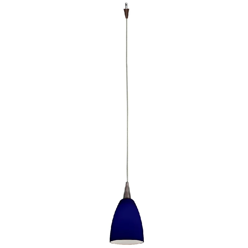 Access Lighting Zeta Low Voltage Mania Bronze Pendant, Cobalt