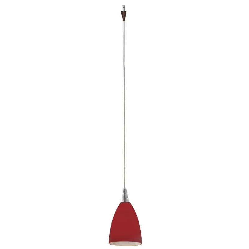 Access Lighting Zeta Low Voltage Mania Bronze Pendant, Red