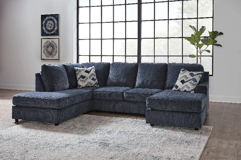 Albar Place Cobalt 2-Piece LAF Chaise Sectional