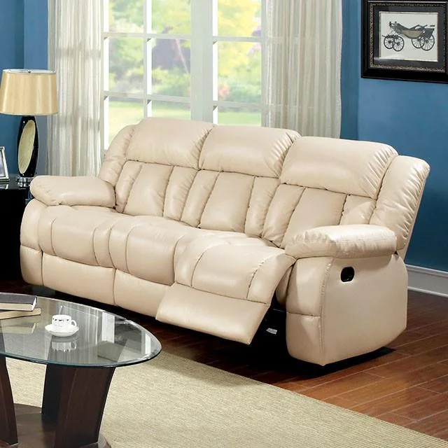 Barbado Ivory Sofa w/ 2 Recliners