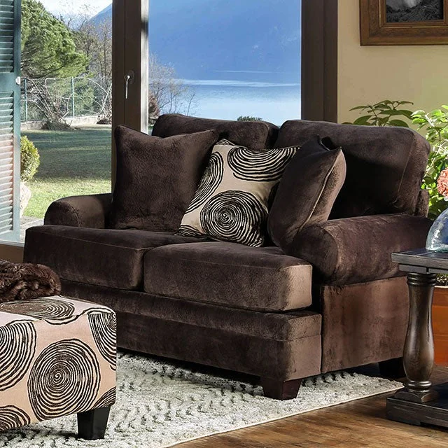 Bonaventura Brown Love Seat