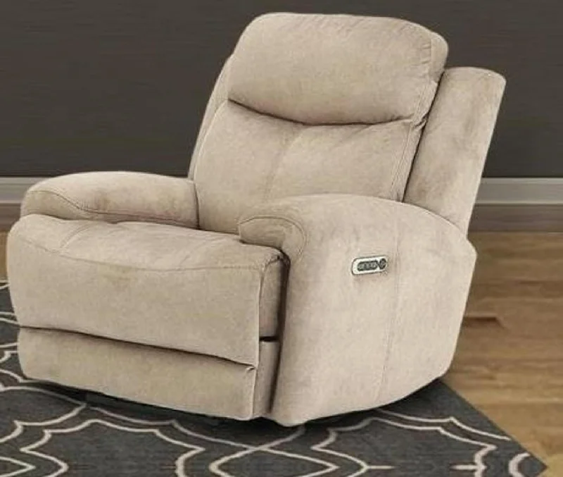 Parker House Bowie Recliner Power with USB and Power Headrest and Gel Foam in Doe