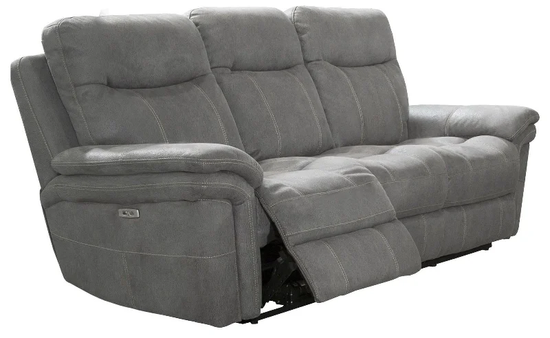 Parker House Mason Sofa Dual Reclining Power with USB Charging Port and Power Headrest in Carbon