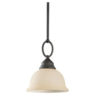 Sea Gull Lighting 61190-07 Serenity Mini Pendant Light In Weathered Iron