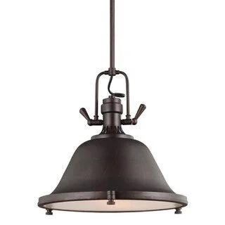 Sea Gull Lighting 6514402BLE-710 Stone Street 2 Light Pendant Burnt Sienna