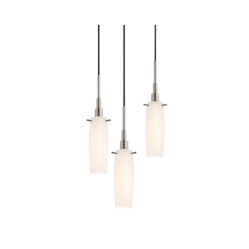 Sonneman Lighting Candela 3-light Satin Nickel Tulip Cluster Pendant