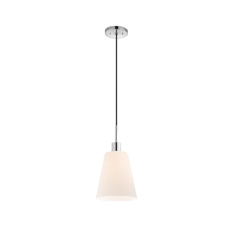 Sonneman Lighting Glass Pendants - Polished Chrome Tall Cone Pendant