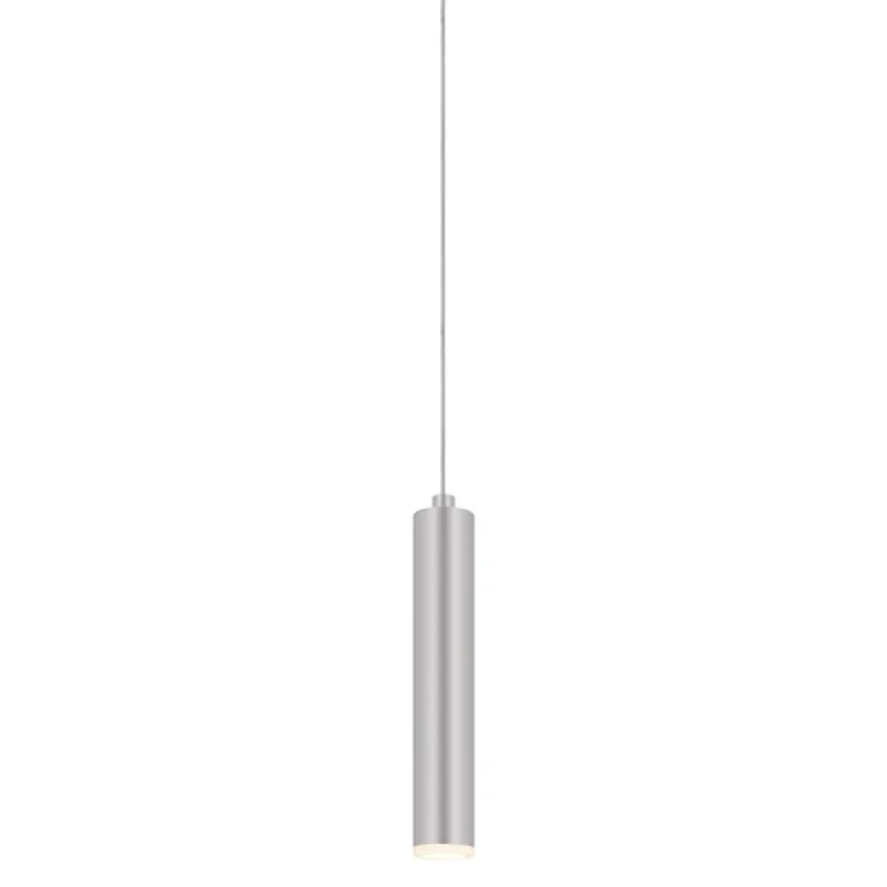 Sonneman Lighting Micro Tube Bright Satin Aluminum LED Pendant