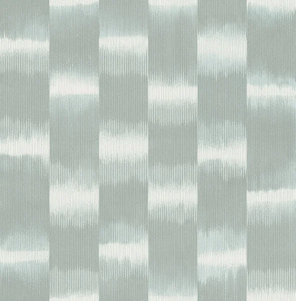 Baldwin Teal Shibori Stripe Wallpaper