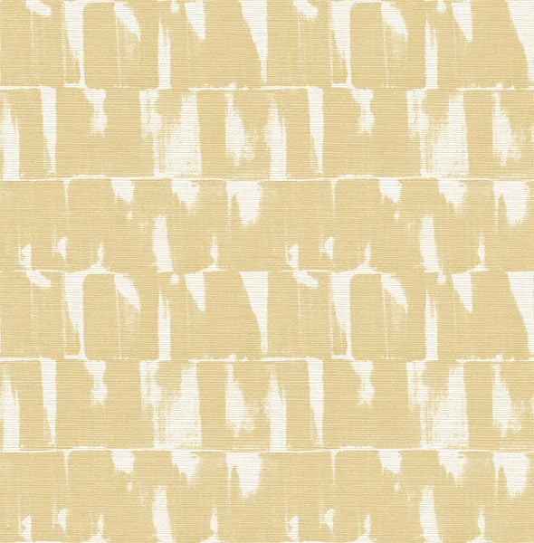 Bancroft Gold Artistic Stripe Wallpaper