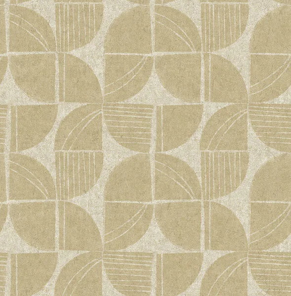 Baxter Honey Semicircle Mosaic Wallpaper