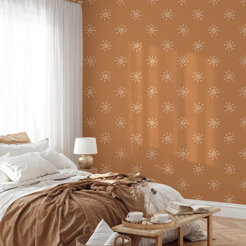 Bohemian Sun Wallpaper Peel and Stick