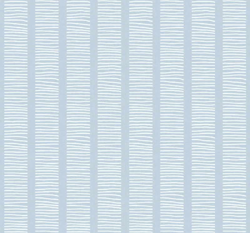 Coastline Wallpaper in Blue Oasis from the Beach House Collection