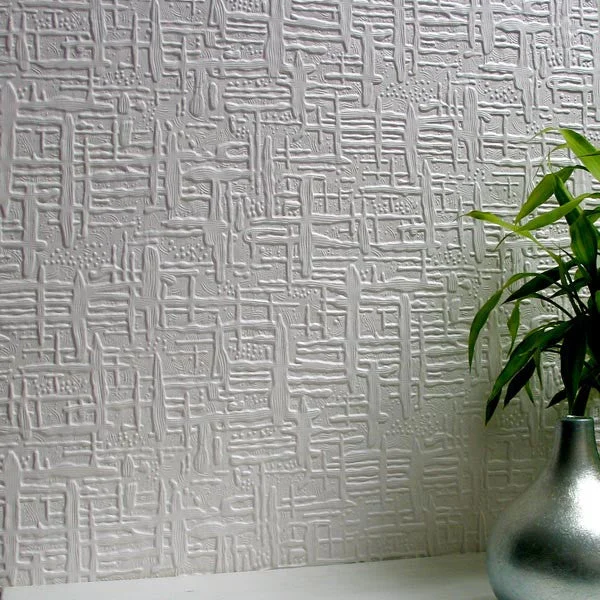 Edward Paintable Supaglypta Wallpaper design by Brewster Home Fashions