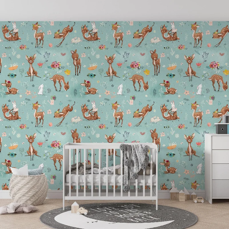 Fawn Wallpaper Peel and Stick