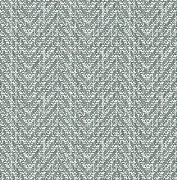 Glynn Denim Chevron Wallpaper